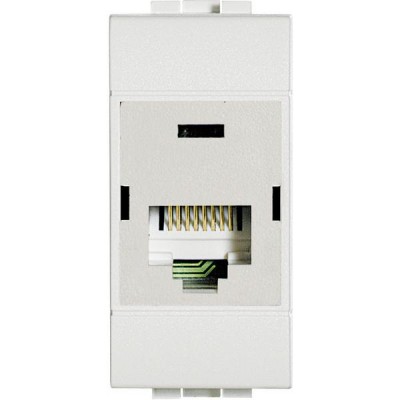 Livinglight Розетка RJ45, UTP, Cat. 6, IDC 110, цвет белый