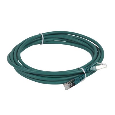 Шнур коммутационный RJ 45 - категория 6a - S/FTP - LSZH - экранированный - 3 м - зеленый