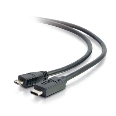 Кабель USB 2.0 тип C штекер - microUSB B штекер 1м