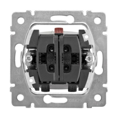 Выключатель без фиксации с переключающим контактом + переключатель на 2 направления - Galea Life - 10 А - 250 В~