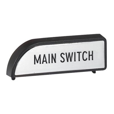 Маркировка ''Main Switch'' (главный выключатель) - для лицевой панели