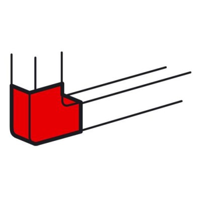 Плоский угол 90° - для кабель-каналов Metra 85x50