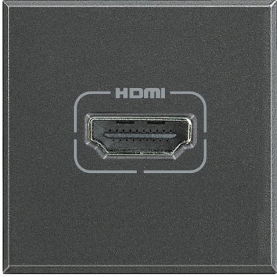 Axolute HDMI разъём, цвет антрацит