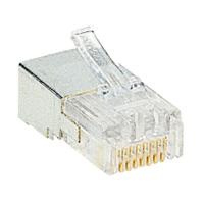 Вилка RJ 45 кат. 5е - 9 контактов - ширина 11,7 мм