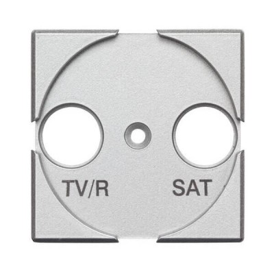 Axolute Лицевая панель для розеток TV/FM + SAT, цвет алюминий