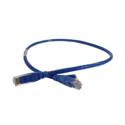 Шнур коммутационный RJ 45 - категория 6 - U/UTP - PVC - неэкранированный - 0,5 м - голубой